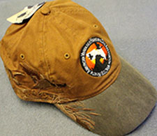 Dri Duck Hat with logo - green bill